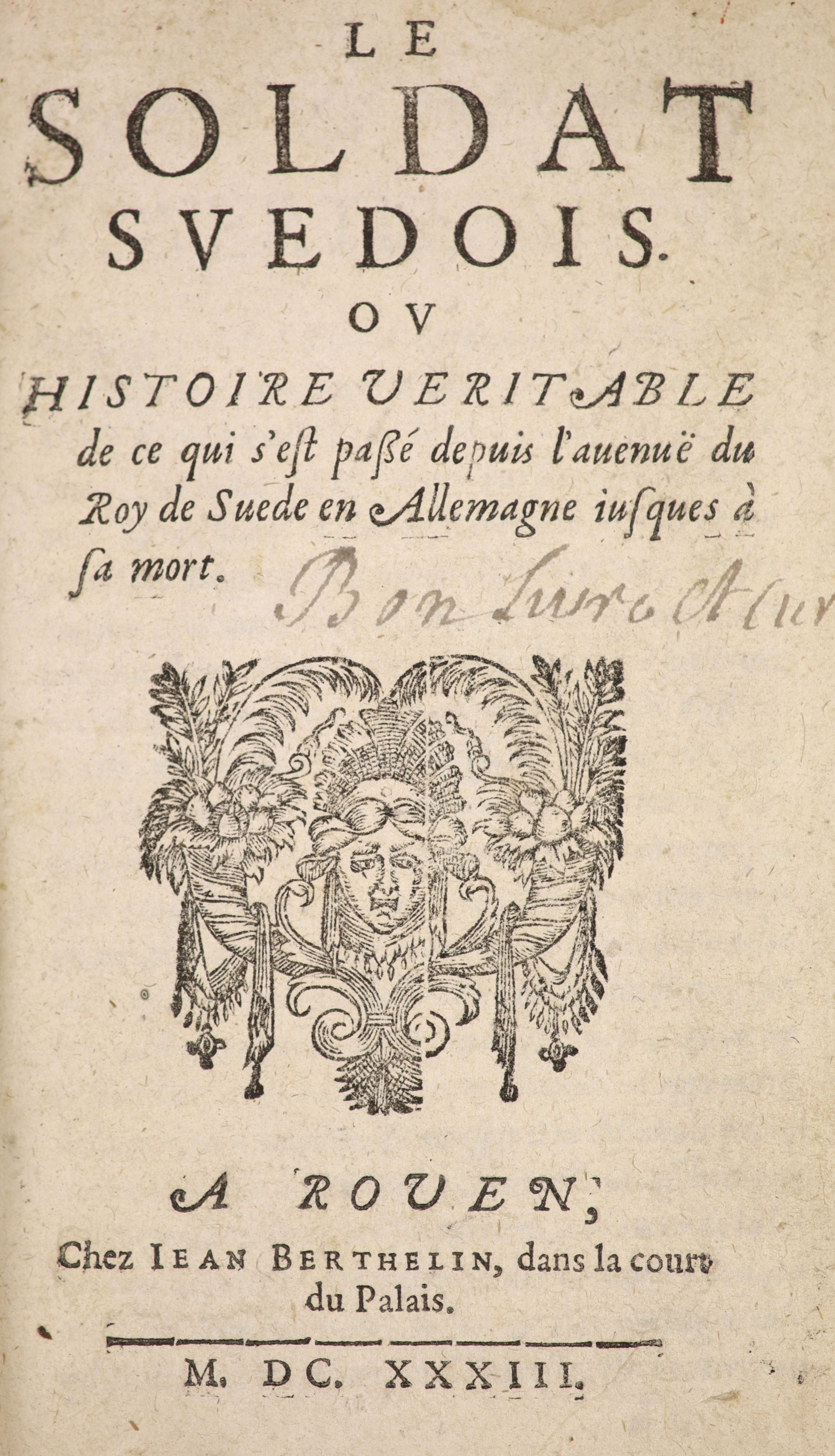 [Spanheim, Friedrich] Le Soldat Suedois …